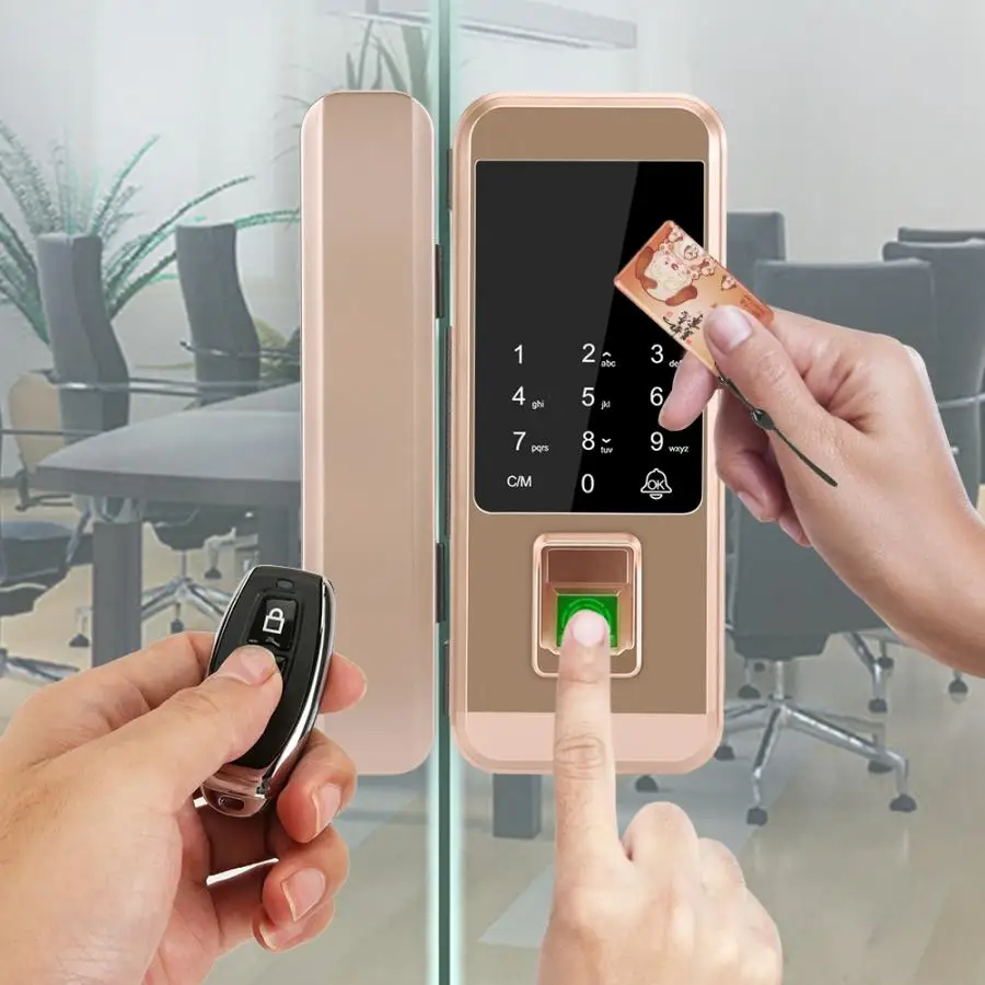 Замок дверной со сканером отпечатков пальцев 125 кГц | Обустройство дома