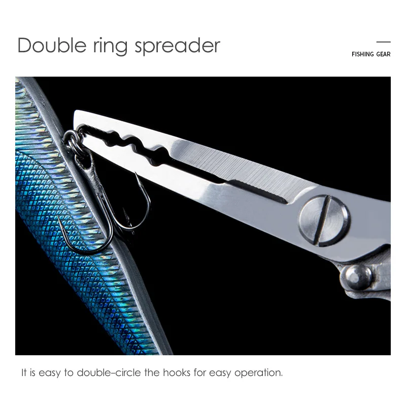 Lawaia Многофункциональный рыболовный зажим с изогнутым ртом клещи для контроля