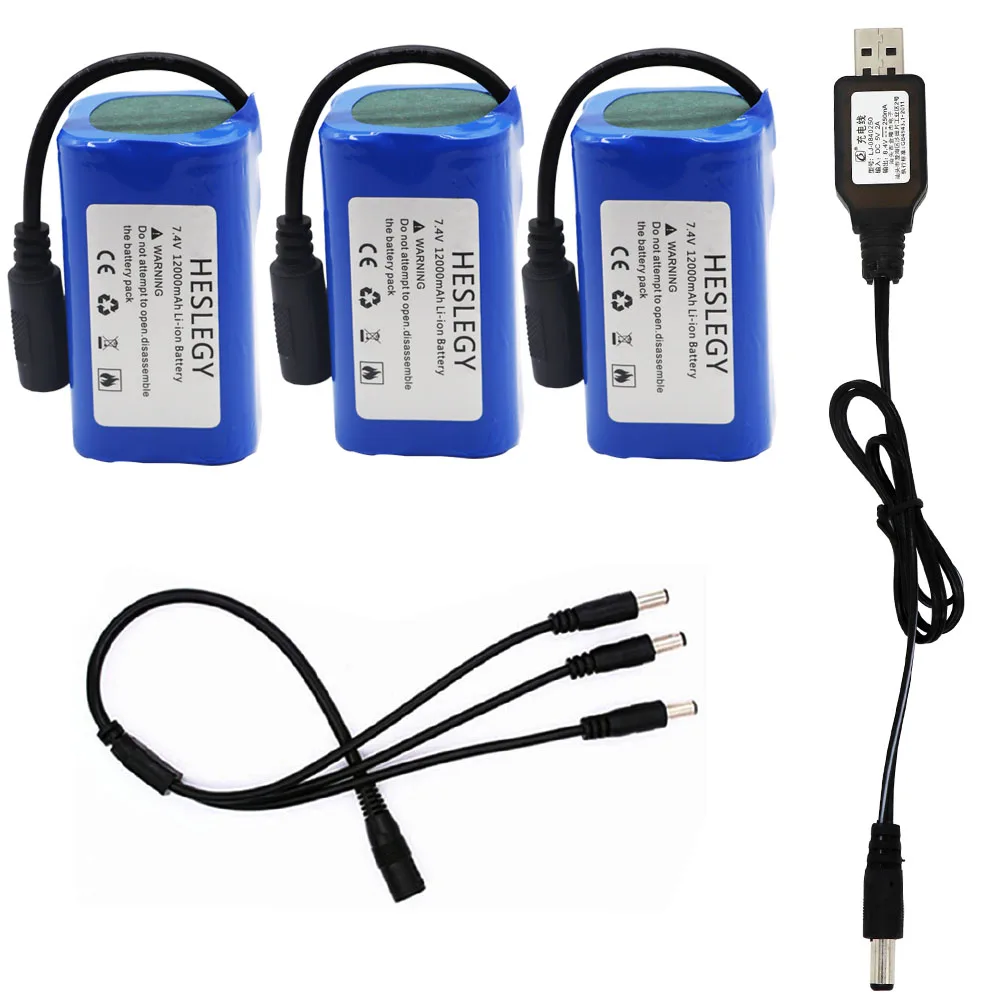 Аккумулятор высокой емкости 7 4 В 12000 мАч с зарядным устройством USB для T188 T888 2011-5 TH88