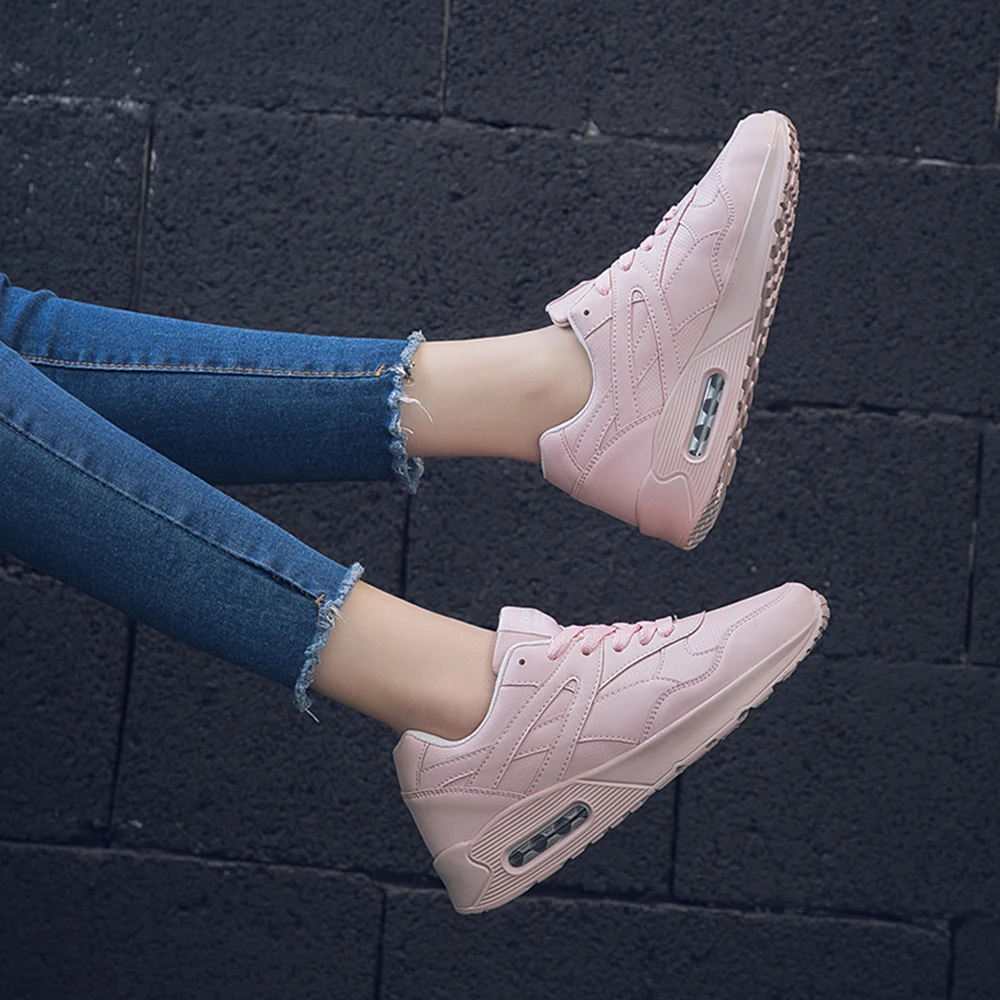 PUHLLM/Женская обувь для бега сезон весна лето осень прогулочная на плоской подошве