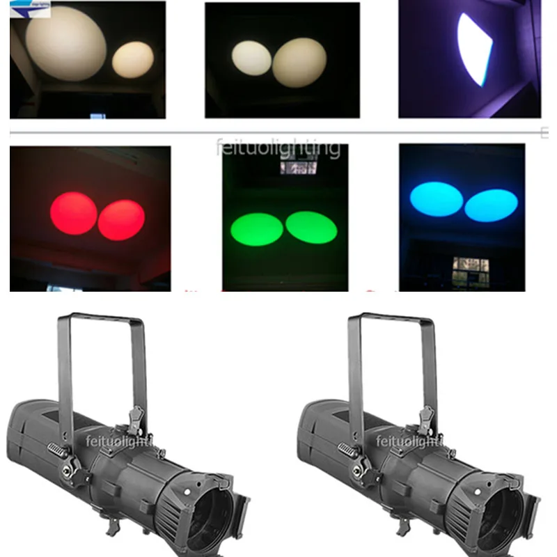 Мини светильник Профессиональный прожектор света Gobo 200 Вт WW/CW/2 в 1/3 1/4 1