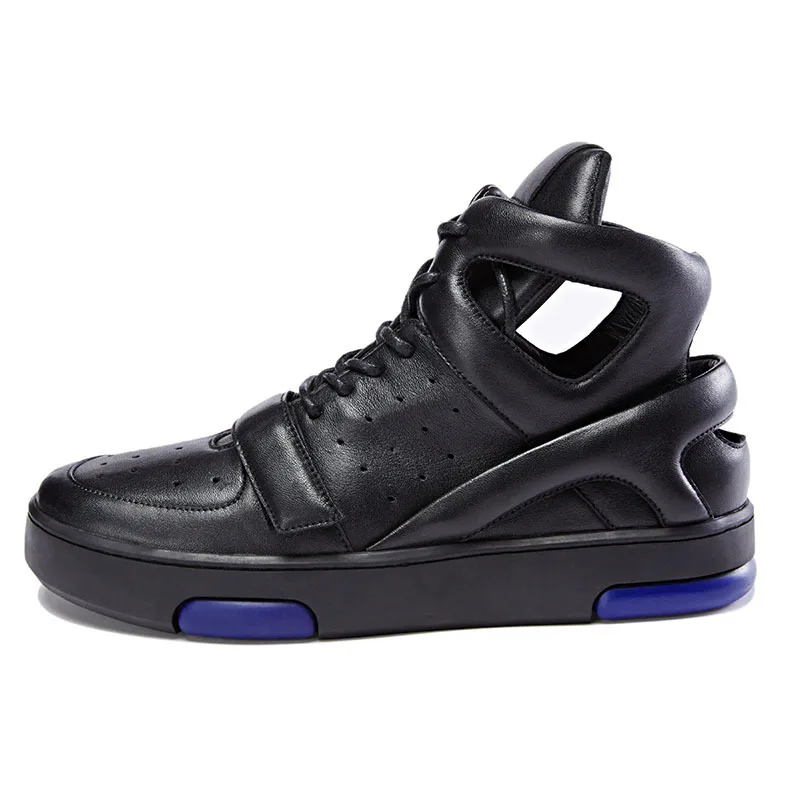 Сандалии мужские из натуральной кожи Перфорированные дышащие Нескользящие на