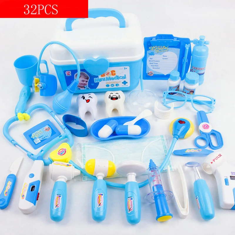 32 шт./компл. игровой домик игрушки для детей набор игрушек имитация медицинских
