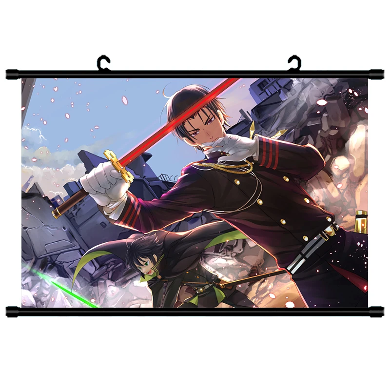 1 шт. популярный мультяшный сераф конца аниме печатный плакат прокрутка картина