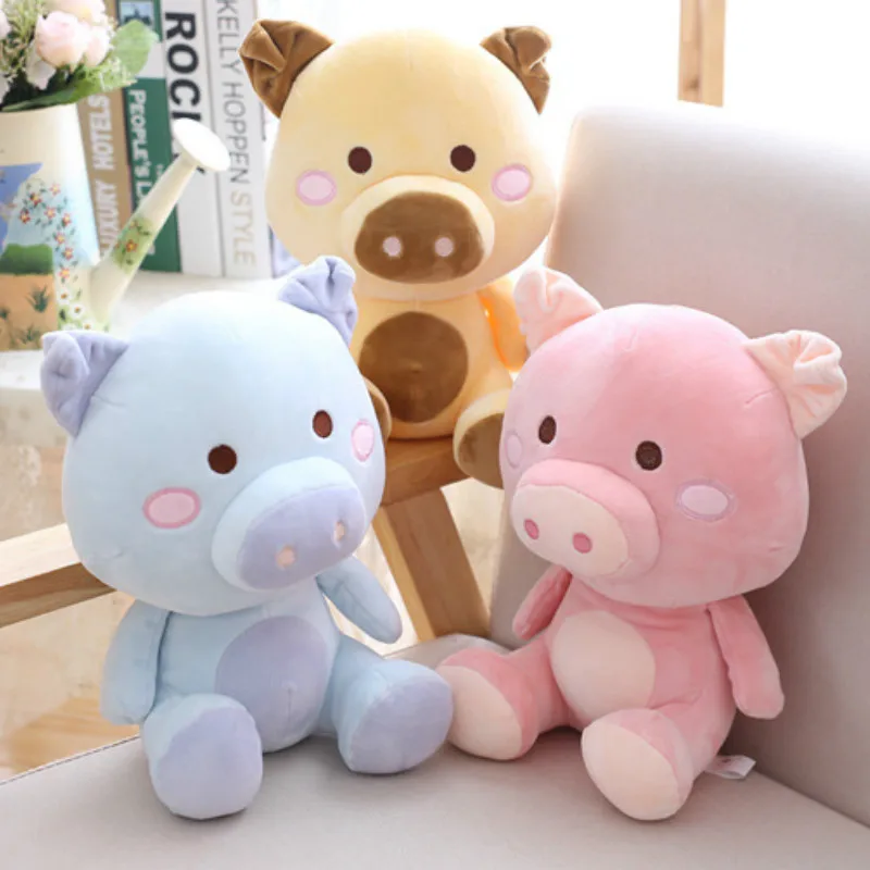 Мягкая мультяшная игрушка в виде животных милая плюшевая Свинки мягкая кукла Kavaii