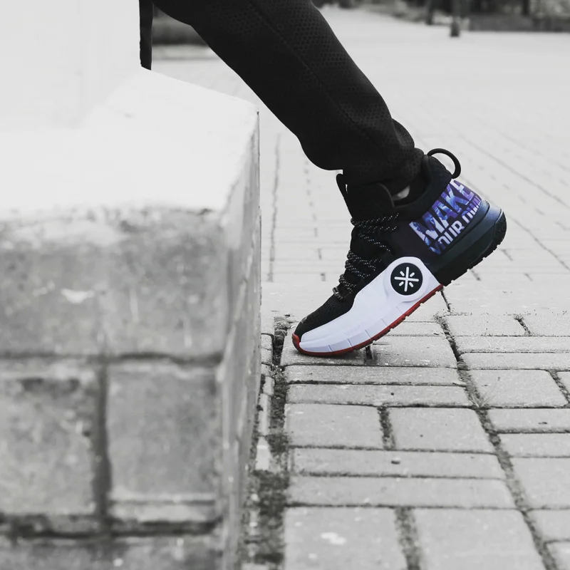Li-Ning/мужские баскетбольные кроссовки с подушкой, на весь день 4, спортивная обувь с подкладом, кроссовки ABPP025 XYL287