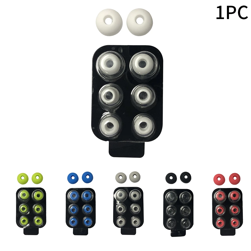 4 пары/компл. мягкие сменные вкладыши для наушников съемные силиконовые