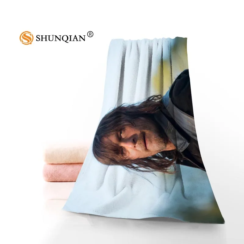

Custom Norman Reedus Towels Microfiber Fabric Popular Face Towel/Bath Towel Size 35x75cm, 70x140cm Print your picture