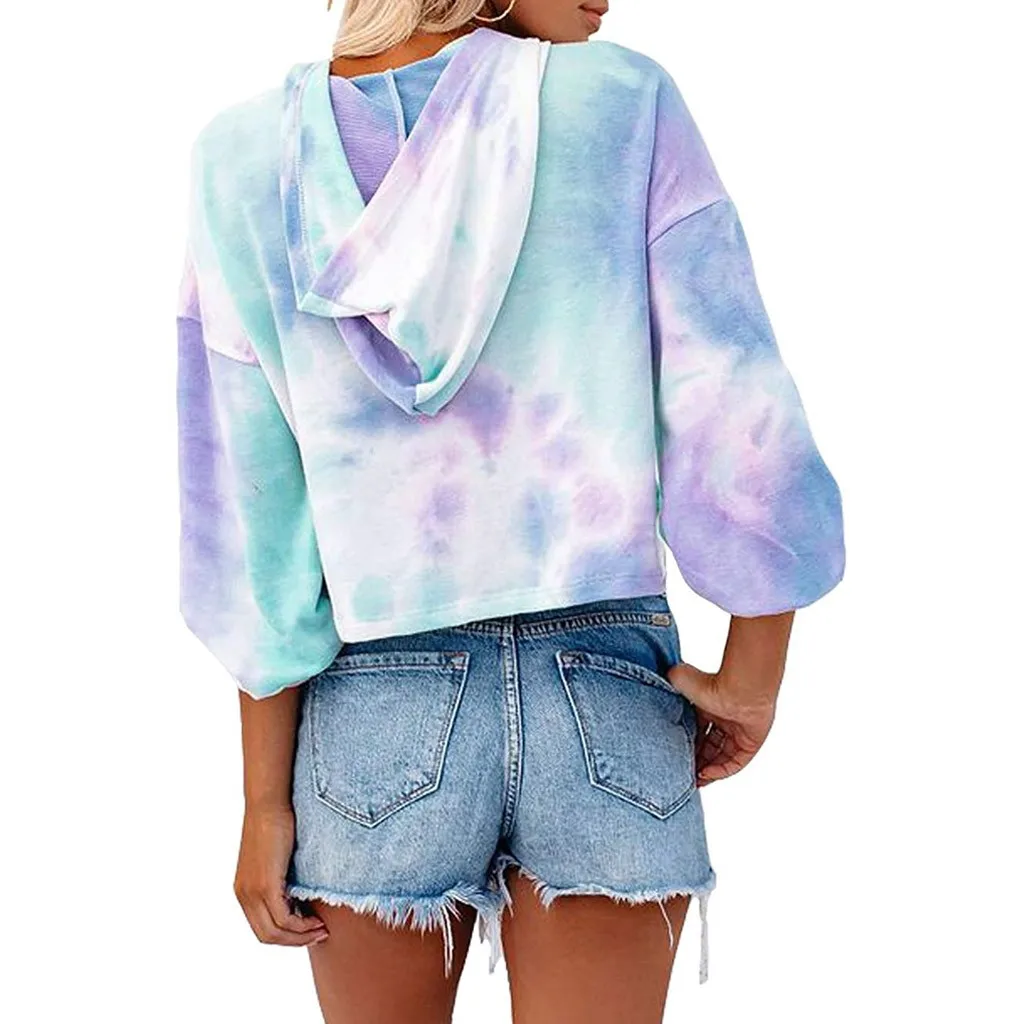 Casual Vintage Korean Pullovers Women sweetshirts Hoodies oversized print Kangaroo Pocket Sweatshirts Hooded Harajuku Spring