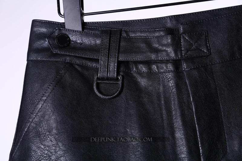 Мужские облегающие брюки Metrosexual кожаные с локомотивом костюмы для певиц зима 2019 |