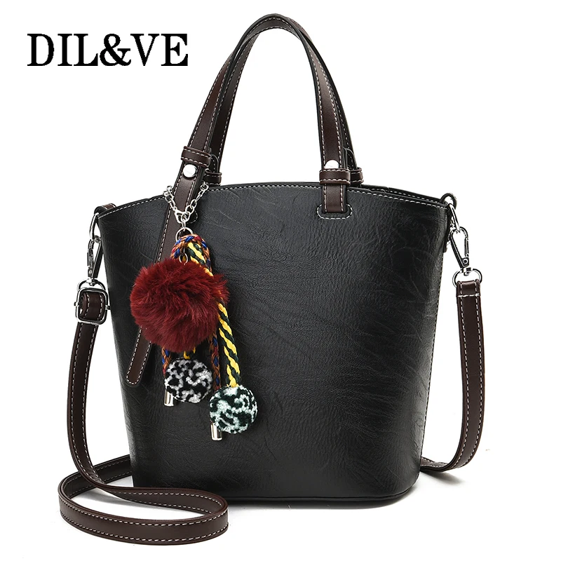 

Winter new women's bag fashion bucket casual Korean one-shoulder messenger bag DL044 20