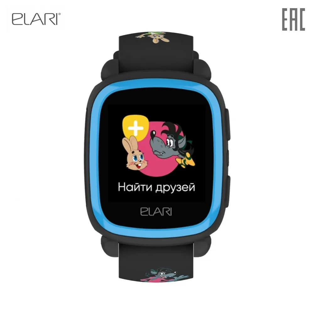 Детские умные часы телефон с GPS/Глонасс/LBS трекингом ELARI KidPhone "Ну