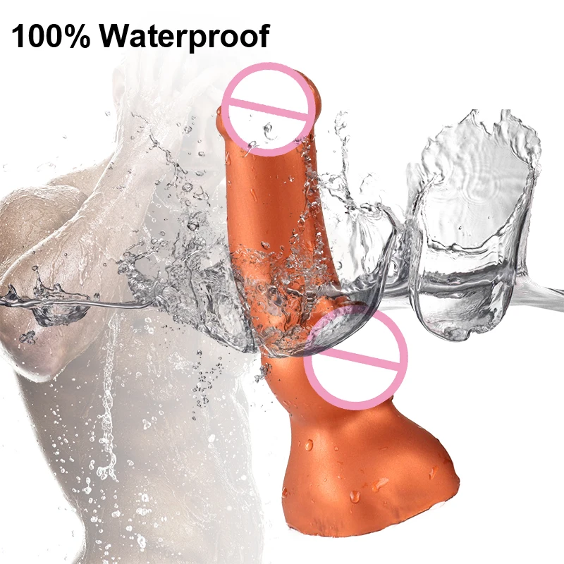Супер мягкий Анальная пробка стимуляция Солнцезащитная чашка фаллоимитатор