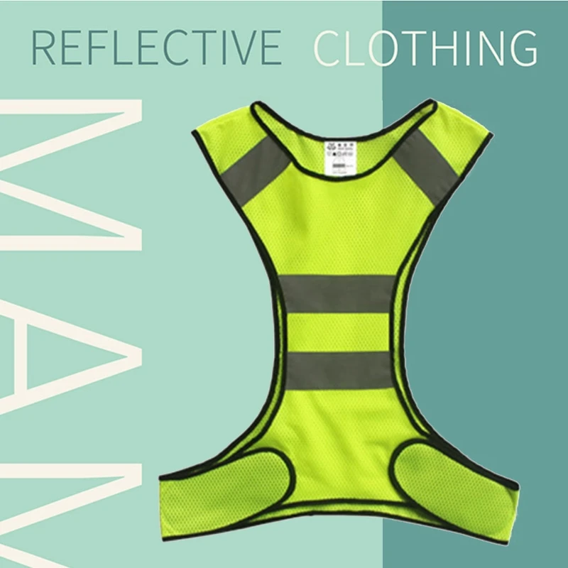

Kids Running Reflective Mesh Vest Lightweight Children Riding Safety Outdoor PXPF