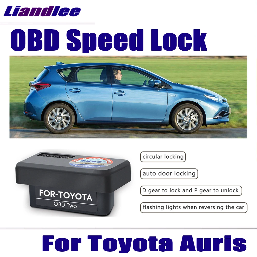 Новые умные автомобильные аксессуары OBD скоростной замок для Toyota Auris E150 2008 2015 2016
