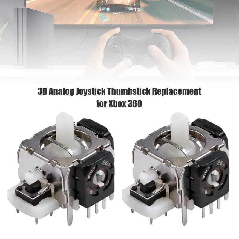 2 шт. аналоговые 3d джойстики для Xbox 360|Джойстики| |
