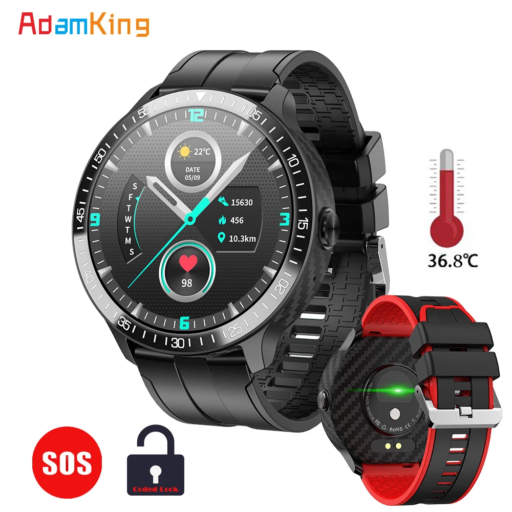 

SOS Bluetooth Call Password Lock Temperature Detection Fashion MT16 Smart Watch Women Men Wrist Watch Smartwatch Clock Hours M5