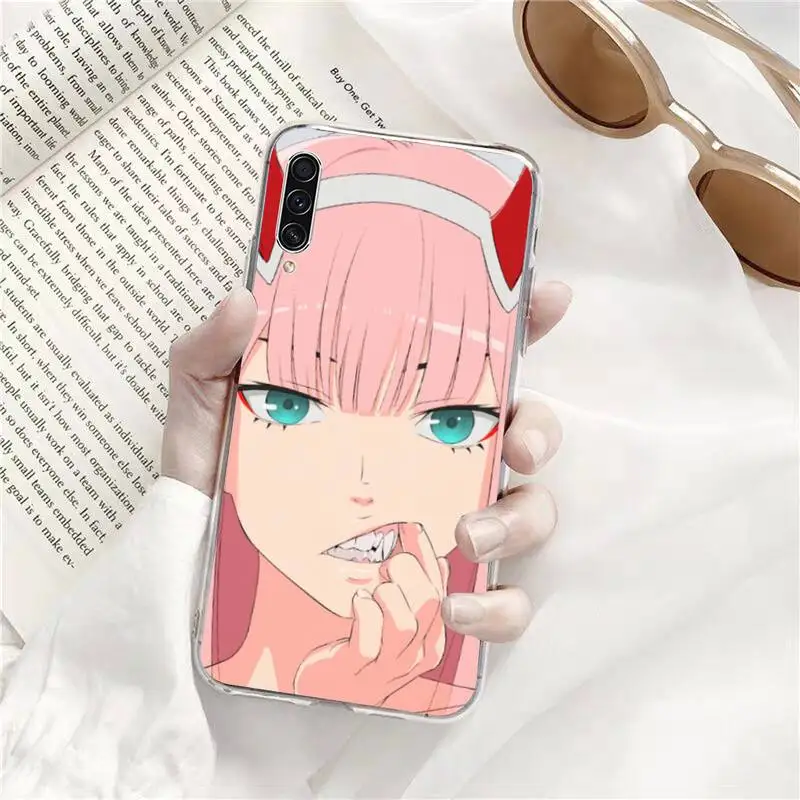 

Two Darling in the FranXX Phone Case Transparent for Samsung A71 S9 10 20 HUAWEI p30 40 honor 10i 8x xiaomi note 8 Pro 10t 11