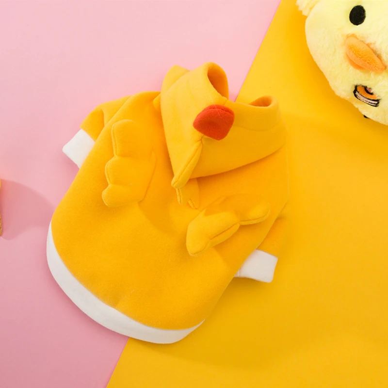 Новая одежда для собак стильный свитер маленьких и средних куртка с капюшоном на