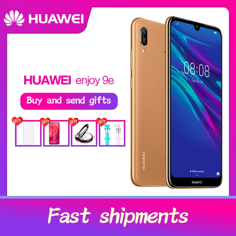 Новый оригинальный мобильный телефон HUAWEI Enjoy 9e 3G RAM 64G ROM MT6765 Octa core 2 3 GHz Android 9 0 OS 6 09