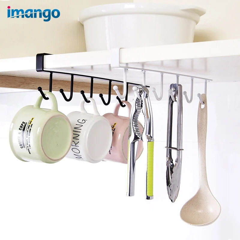 Многофункциональный кухонный металлический крючок для шкафов стеллаж хранения