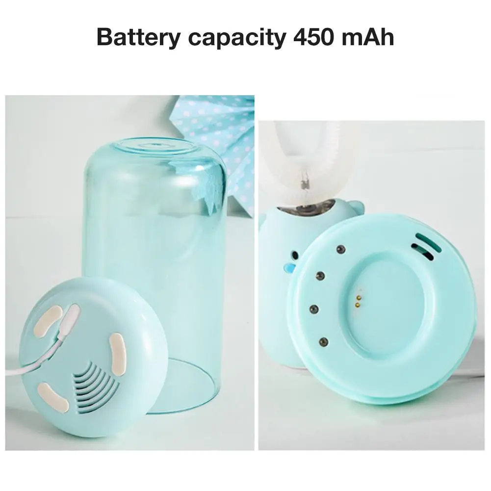 Детская электрическая зубная щетка с мультипликационным принтом Blu ray