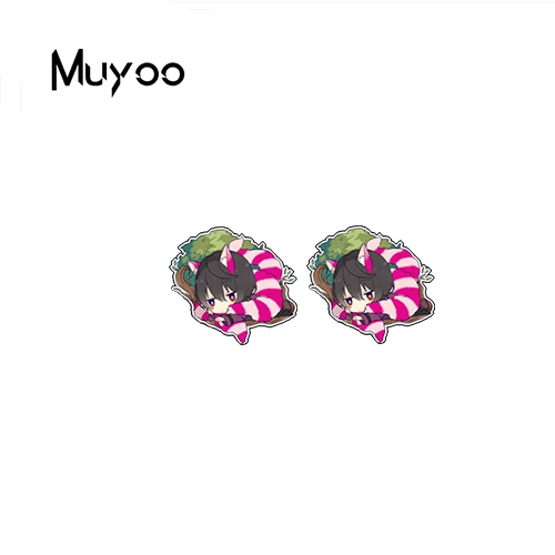 2019 Новая мода Ensemble Stars аниме акриловая смола серьги ручной работы эпоксидной