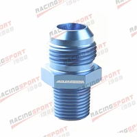 adlerspeed an12 an 12 to 12 npt straight adapter pipe fuel oil fitting blue