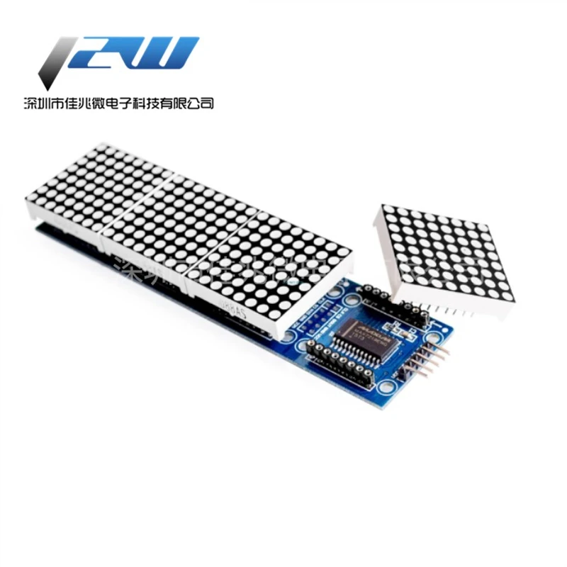 MAX7219 4 точечный матричный модуль микроконтроллер на одном дисплее с 5P линией в 1