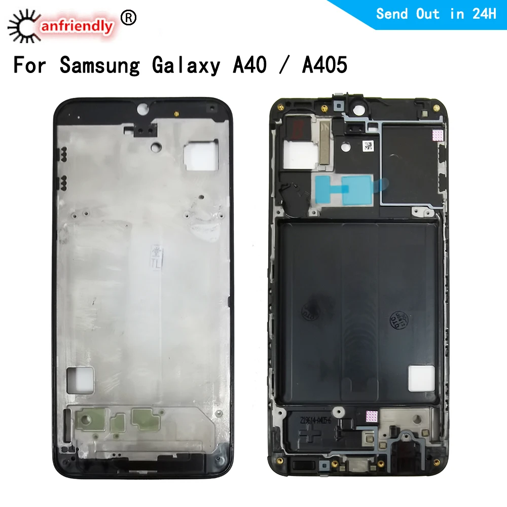 

Middle Frame For Samsung Galaxy A40 A405 SM-A405F A405FN/DS A405FM Housing Cover Bezel Plate Faceplate