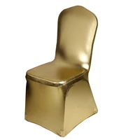 bronzer elastic chair cover gold elastic banquet chair cover