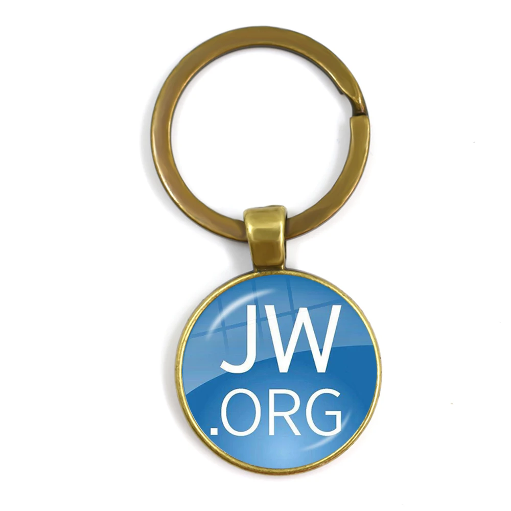 Брелок JW.ORG украшение в стиле стимпанк Свидетели иевы стеклянный брелок с