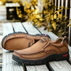 Новые мужские удобные кроссовки, водонепроницаемая обувь, кожаные кроссовки, модная повседневная обувь, Мужская размера плюс 38-48