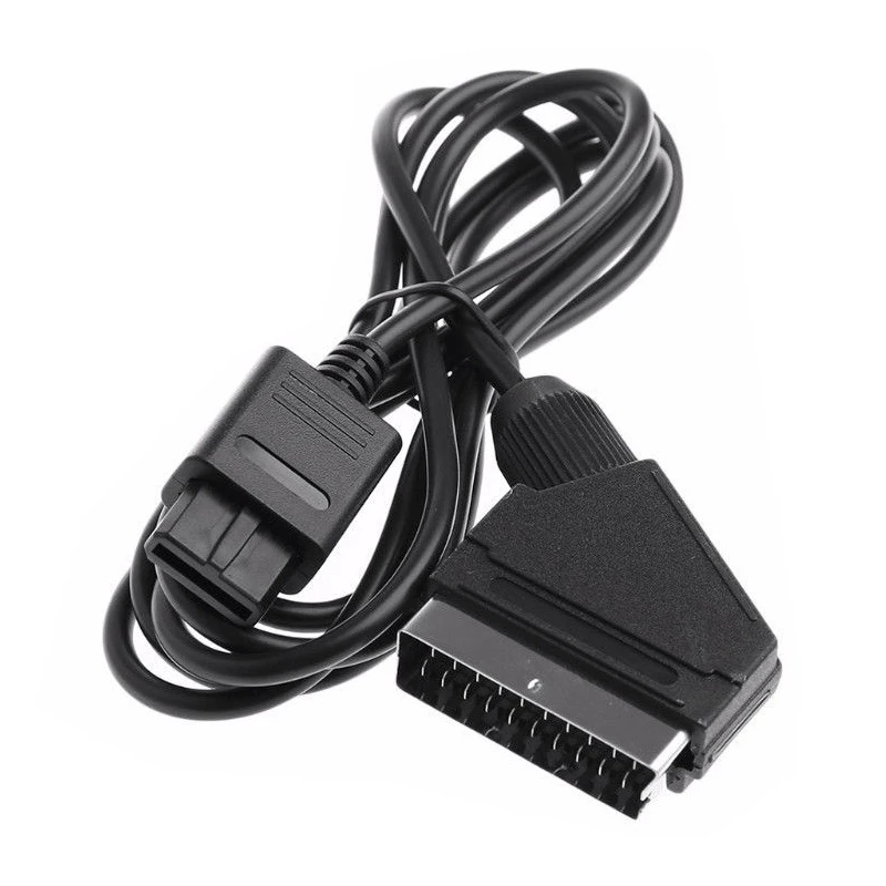 RGB SCART AV Cable Lead Cord for SNES Gamecube N64 NTSC Console Retro Gaming