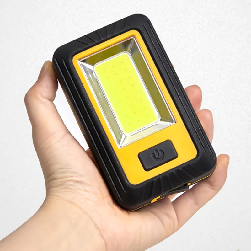 

Powerful COB LED Flashlight Torch 3600mAh USB Rechargeable Work Light Inspection Lamp Camping Tent Lantern Wall Lamp 3 Mode