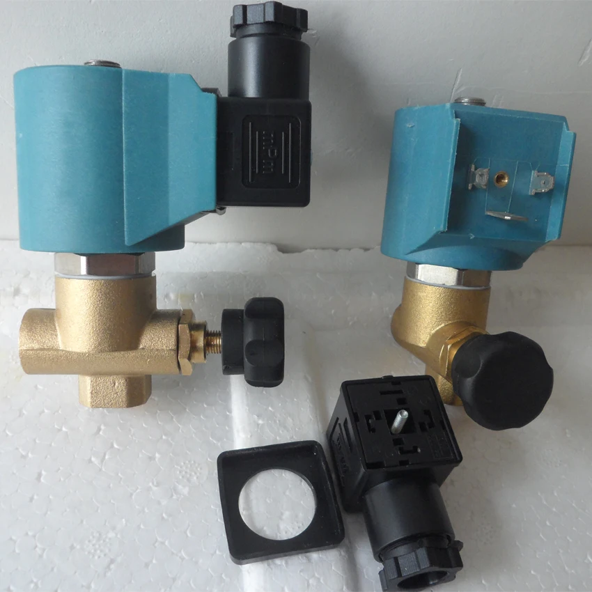 Электромагнитный клапан FKM G1/4 дюйма регулируемый латунный высокотемпературный