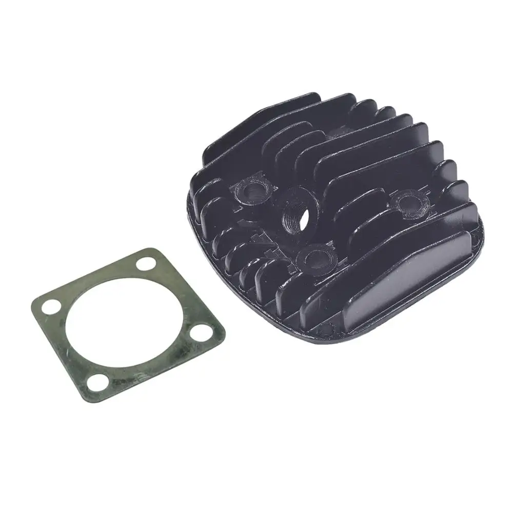 Черный 47 мм комплект головки цилиндра с прокладкой для двигателя велосипеда 80cc