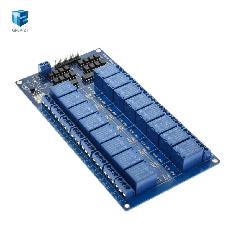 1 шт. 5 в 12 В 16 канальный релейный модуль для arduino ARM PIC AVR DSP электронный релейный ремень оптрон изоляция 16 дорога