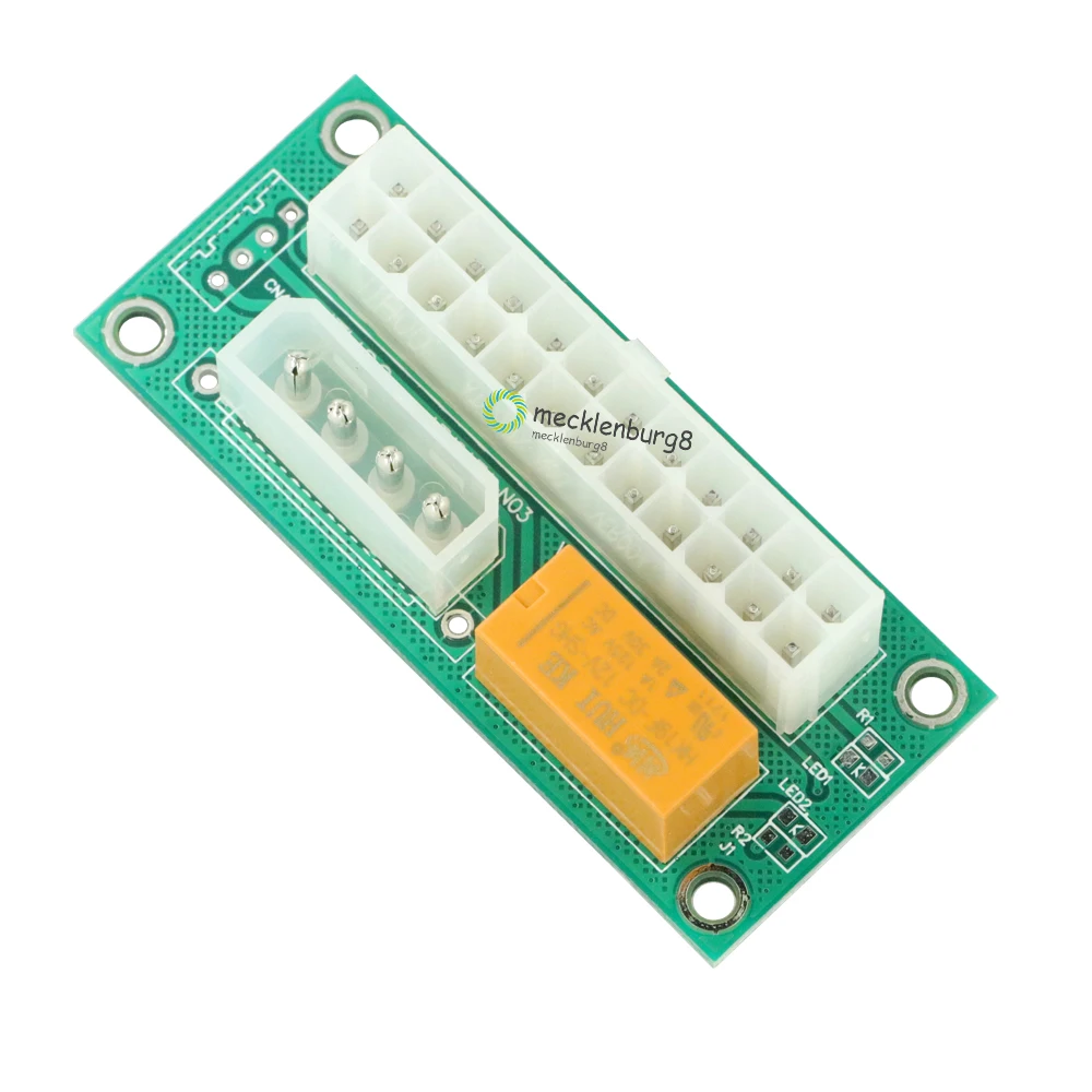 ATX 24Pin к Molex 4Pin Двойной источник питания синхронизация стартер Удлинительный