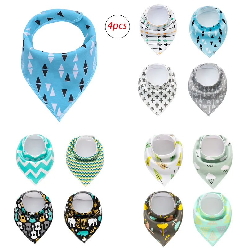

4 шт., бандана для собак, нагрудник, шарф, много узоров, хлопок, мягкий, аксессуары для груминга собак, Регулируемый Собачий Ошейник Бандана дл...