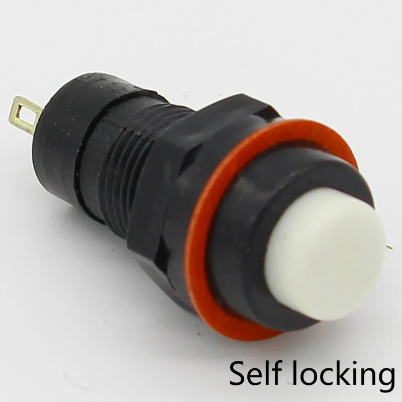 

6 шт самоблокирующийся кнопочный переключатель 10 мм