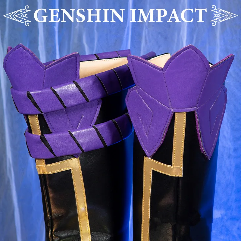 Предпродажа! Ботинки для косплея Genshin Impact Xiao Christmas