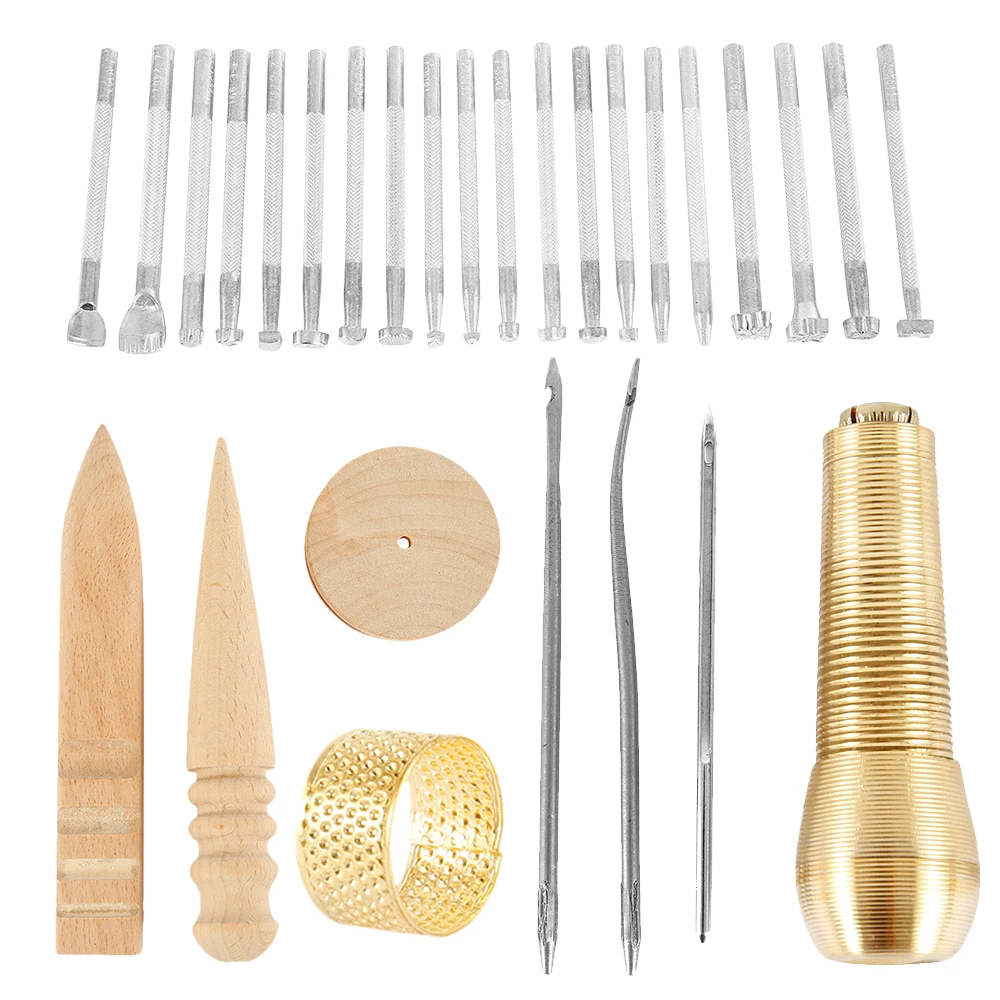 59 шт./компл. набор инструментов для кожевенного ремесла ручная швейная строчка