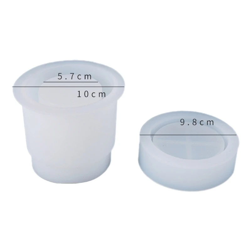 

1 Set Crystal Epoxy Resin Mold Storage Box Casting Silicone Mould DIY Crafts Container Jewelry Decorations Making Tools