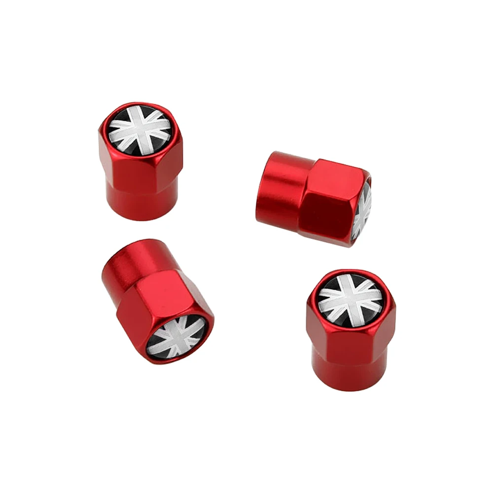 Для британский флаг логотип крышки стержня вентиля шины Стикеры аксессуар для