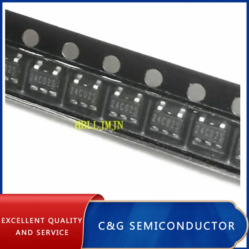 100 шт. 24C02S 24C02 AT24C02 SOT23-5 EEPROM IC ZJ | Электронные компоненты и принадлежности