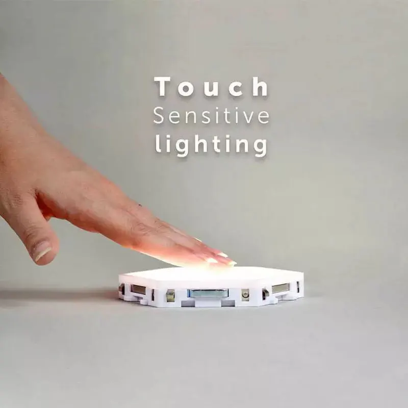 Светодиодные шестигранные лампы Квантовая лампа DIY модульная сенсорная