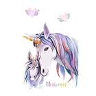 3D-наклейки на стену с рисунком, декоративные настенные наклейки для детской комнаты, художественная роспись, водонепроницаемая ПВХ для спальни