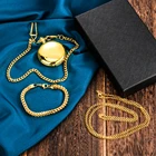 Роскошные золотые карманные часы, подарочный набор, винтажные механические часы, Подвесные часы, браслет, часы, универсальные подарки, подвески, ожерелье