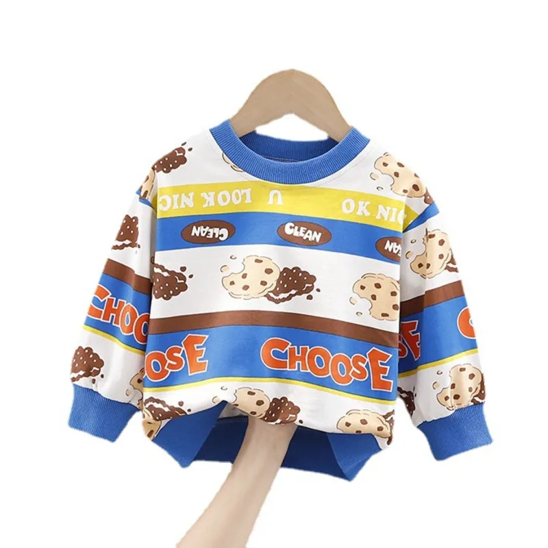 

New Spring Kids Tops Children Boys Fashion T-Shirt Autumn Toddler Casual Costume Infant Sports Clothing Baby Girls Clothes